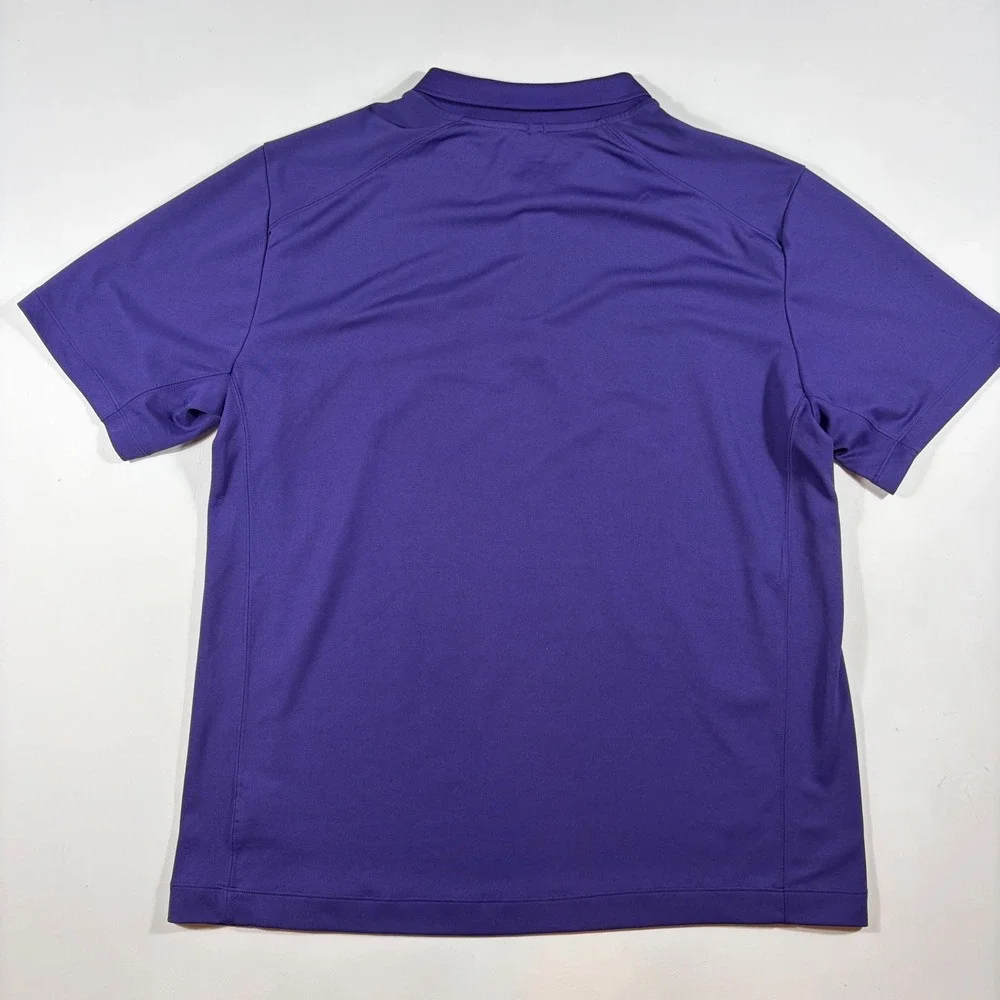 Nike Golf Polo Shirt Mens XL Disney Parks Mickey Mouse Dri-FIT Purple